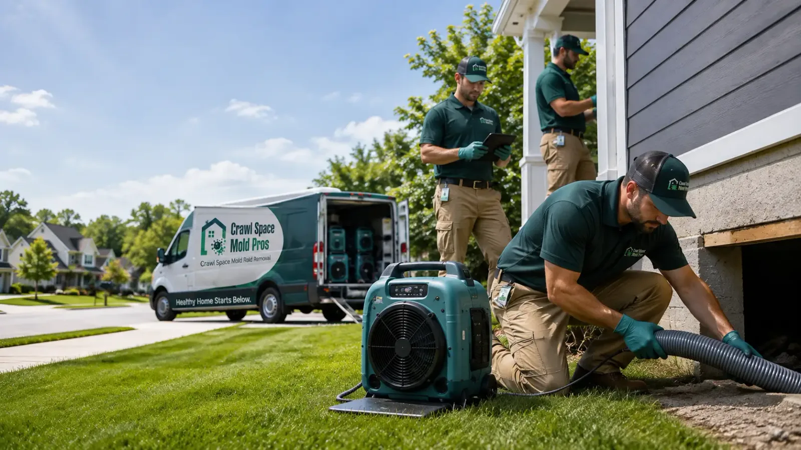 Crawl Space Mold Removal in Brownstown, IN
